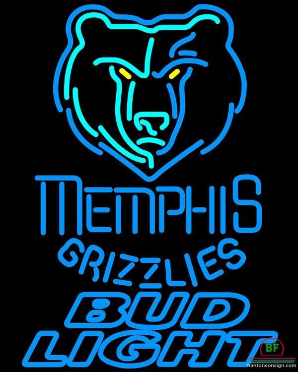 Custom Bud Light Memphis Grizzlies Neon Sign NBA Teams Neon Light
