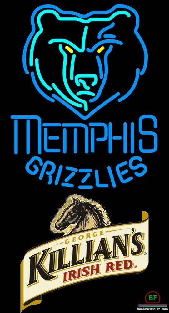 Custom Killians Irish Memphis Grizzlies Neon Sign NBA Teams Neon Light