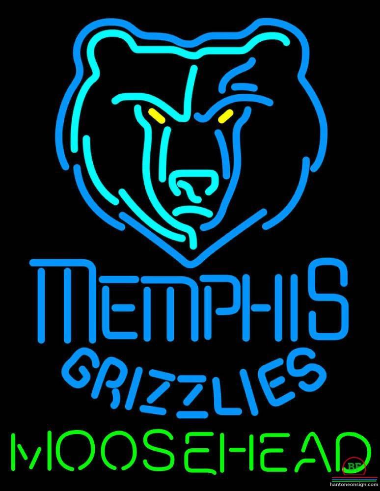 Custom Moosehead Memphis Grizzlies Neon Sign NBA Teams Neon Light