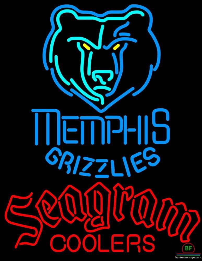 Custom Seagram Memphis Grizzlies Neon Sign NBA Teams Neon Light