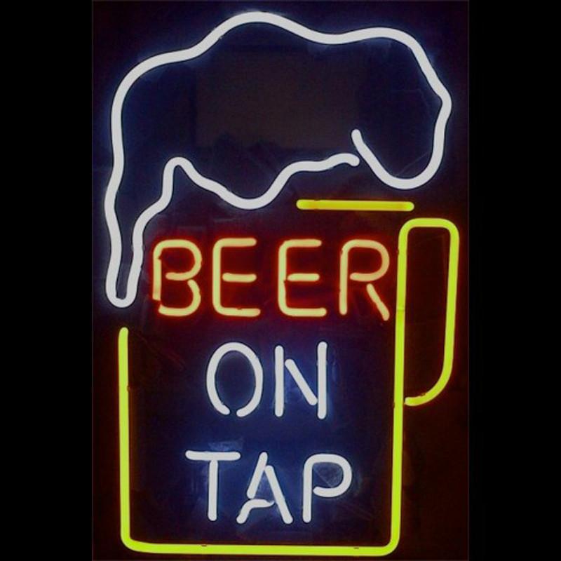 Custom Beer On Top Neon Sign