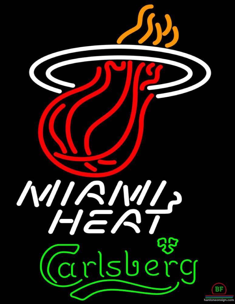 Custom Carlsberg Miami Heat Neon Sign NBA Teams Neon Light