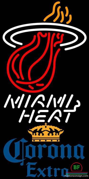 Custom Corona Extra Miami Heat Neon Sign NBA Teams Neon Light