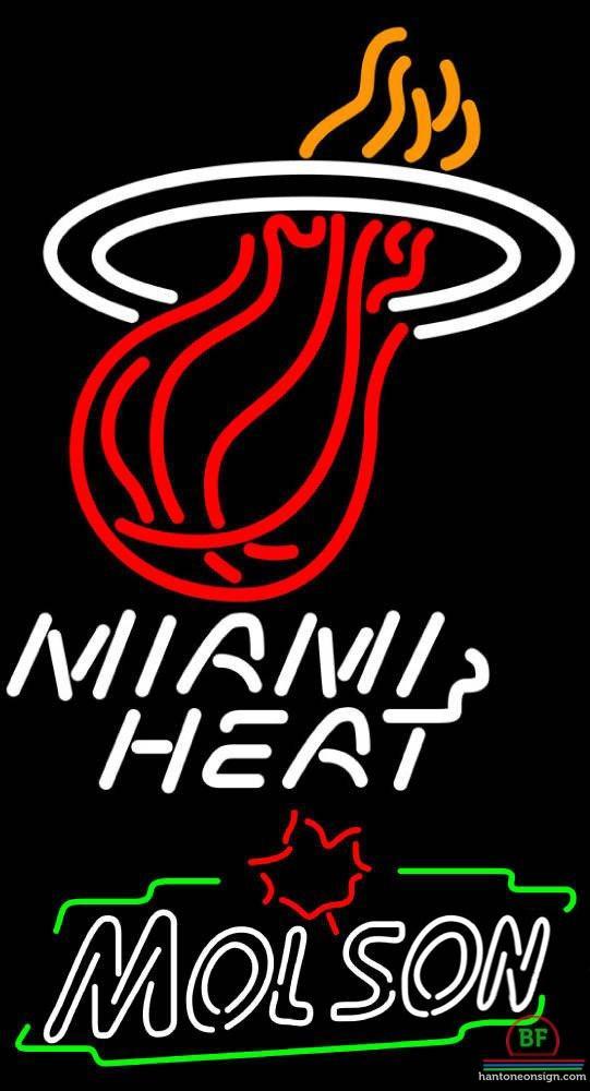 Custom Molson Miami Heat Neon Sign NBA Teams Neon Light