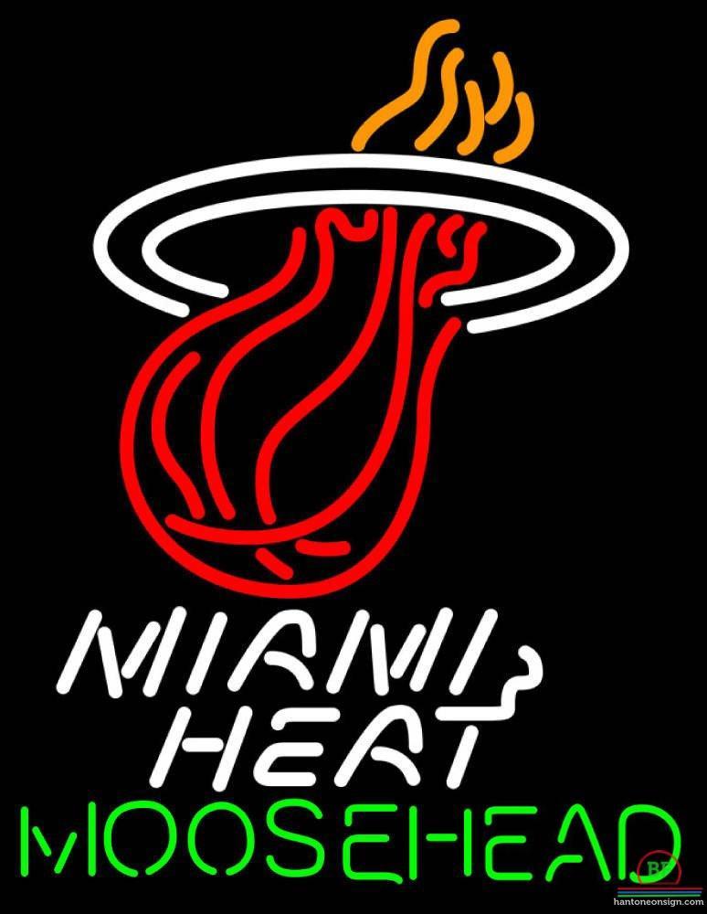 Custom Moosehead Miami Heat Neon Sign NBA Teams Neon Light