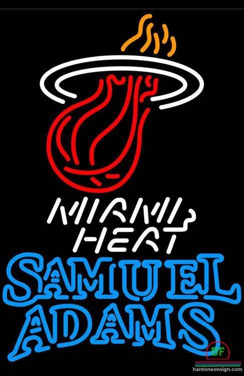 Custom Samuel Adams Miami Heat Neon Sign NBA Teams Neon Light