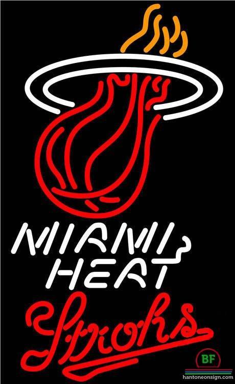 Custom Strohs Miami Heat Neon Sign NBA Teams Neon Light