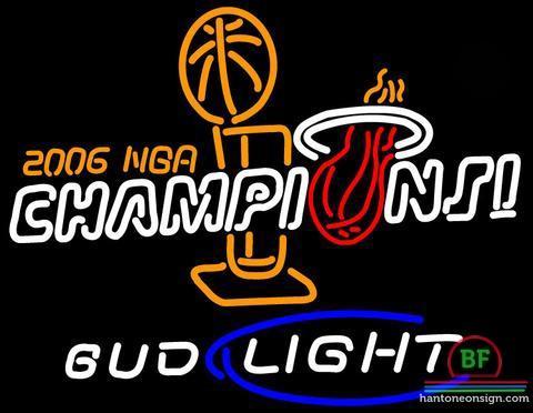 Custom Bud Light Miami Heat Neon Sign NBA Teams Neon Light