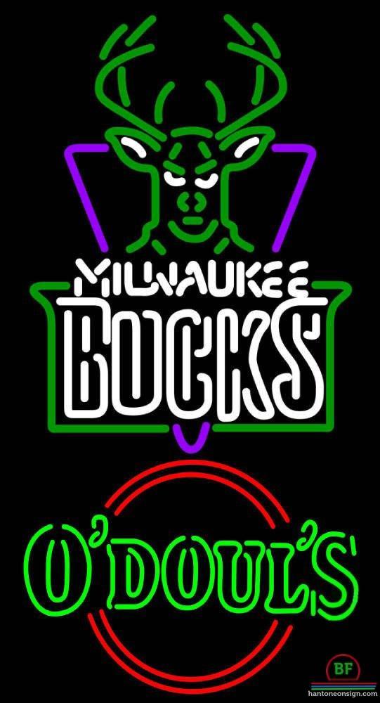 Custom Odouls Milwaukee Bucks Neon Sign NBA Teams Neon Light