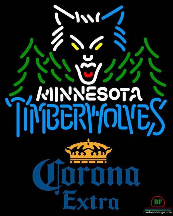 Custom Corona Extra Minnesota Timber Neon Sign NBA Teams Neon Light