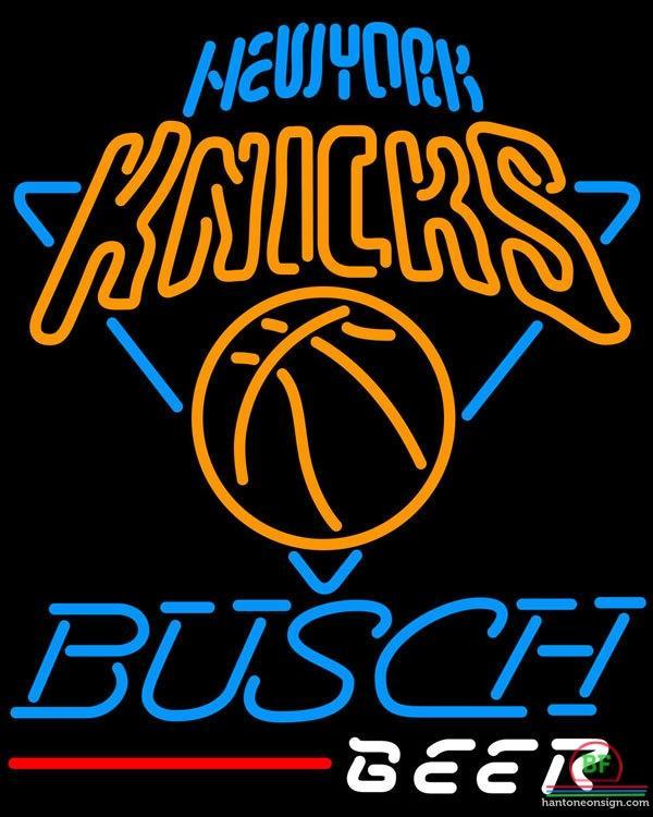 Custom Busch Beer New York Knicks Neon Sign NBA Teams Neon Light