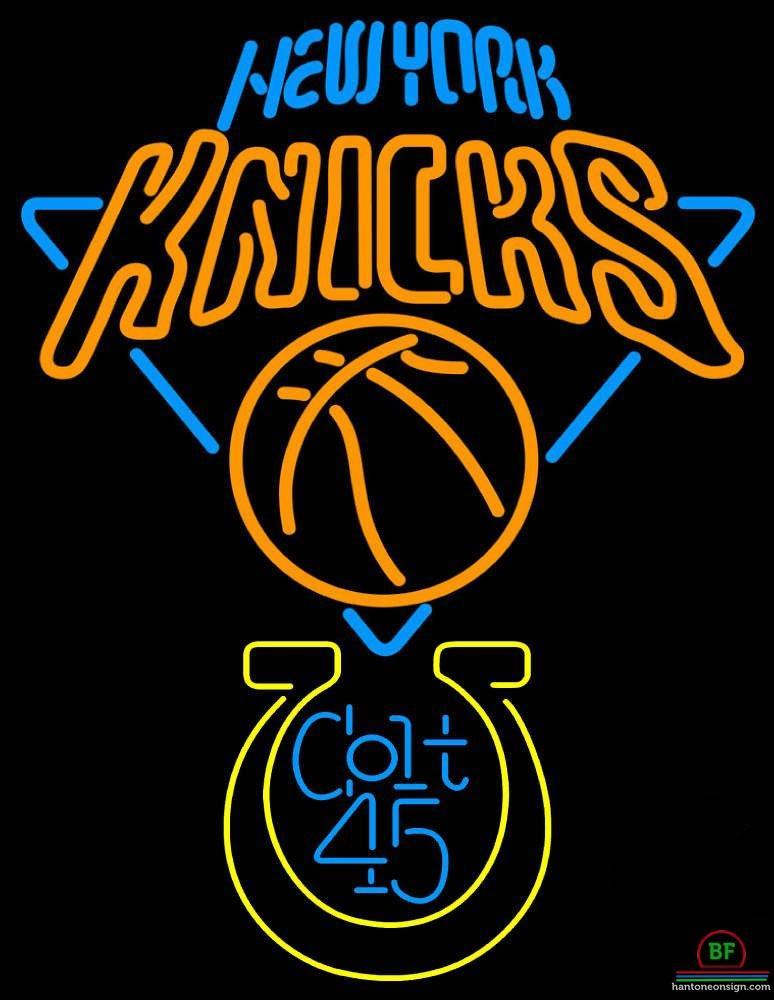 Custom Colt 45 New York Knicks Neon Sign NBA Teams Neon Light