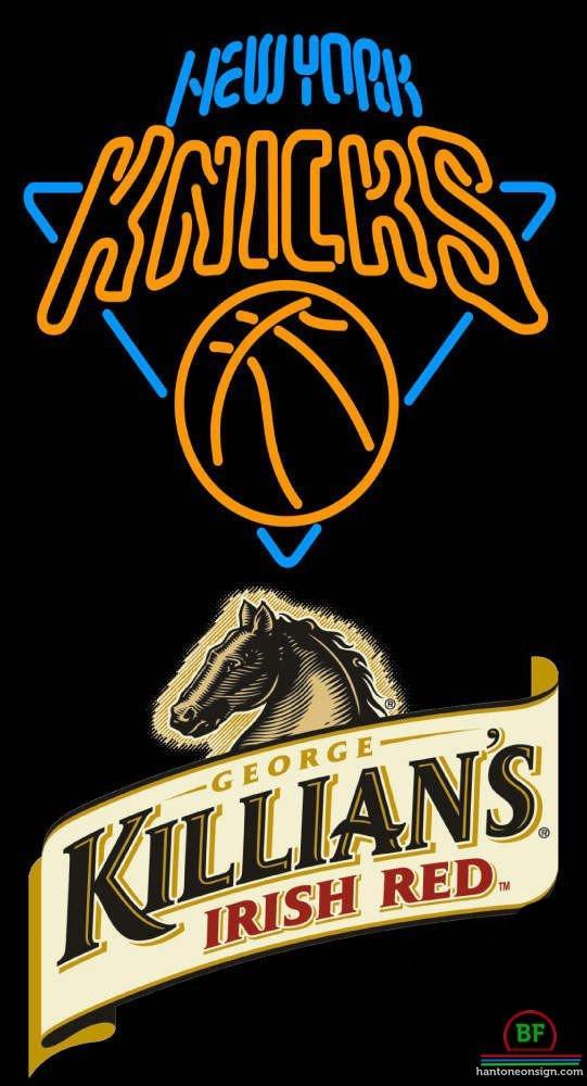 Custom Killians Irish New York Knicks Neon Sign NBA Teams Neon Light
