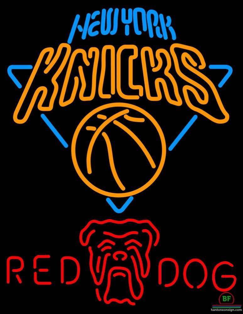 Custom Red Dog New York Knicks Neon Sign NBA Teams Neon Light