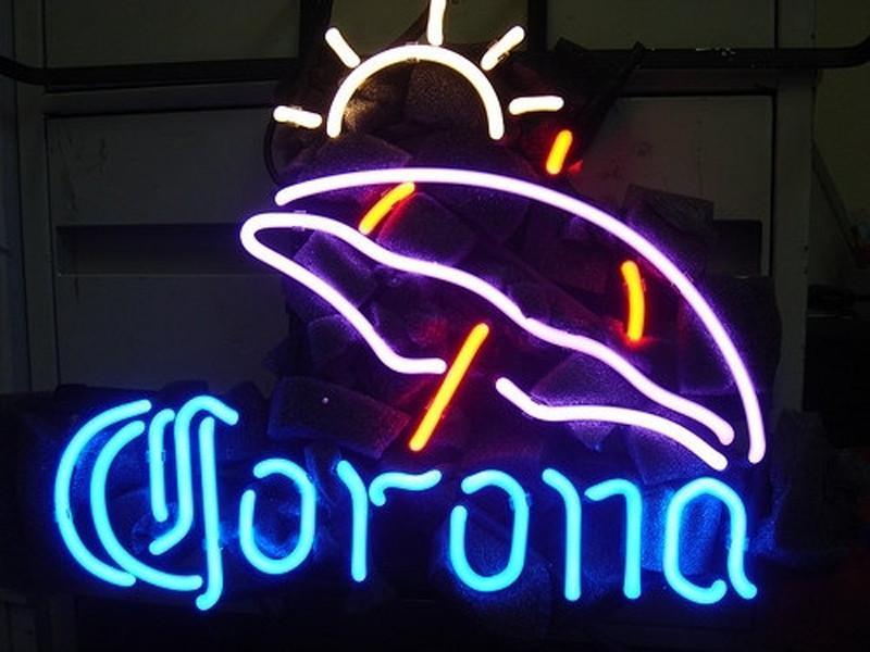 Custom Corona Umbrella Brewery Neon Sign
