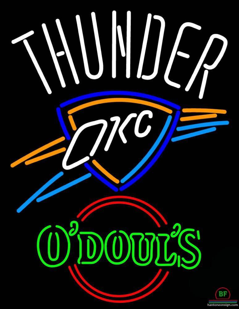 Custom Odouls Oklahoma City Thunder Neon Sign NBA Teams Neon Light