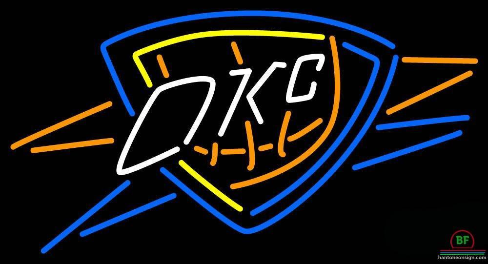 Custom Oklahoma City Thunder Neon Sign NBA Teams Neon Light