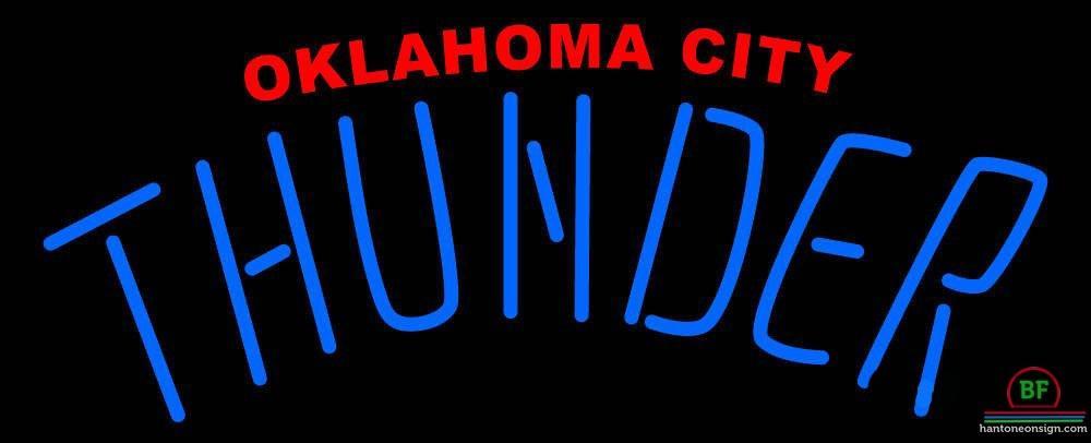 Custom Oklahoma City Thunder Neon Sign NBA Teams Neon Light