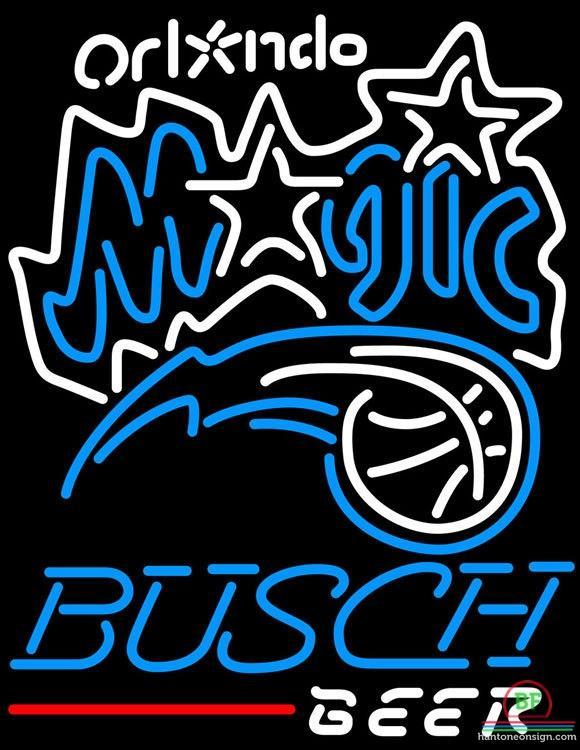 Custom Busch Beer Orlando Magic Neon Sign NBA Teams Neon Light
