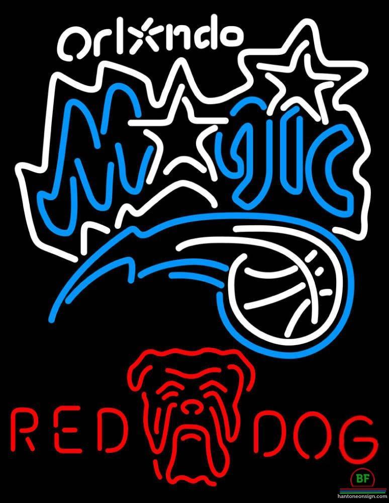 Custom Red Dog Orlando Magic Neon Sign NBA Teams Neon Light