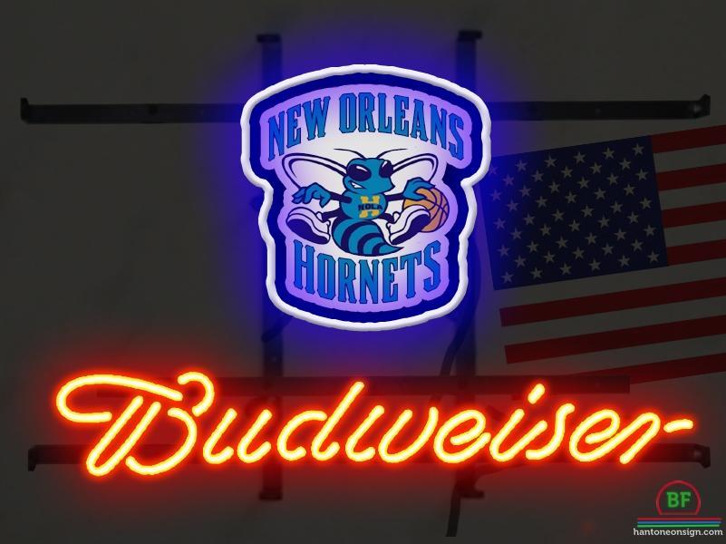 Custom Budweiser Orleans Hornets Neon Sign NBA Teams Neon Light