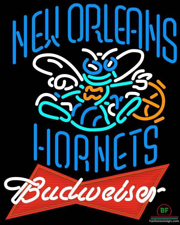 Custom Budweiser Orleans Hornets Neon Sign NBA Teams Neon Light