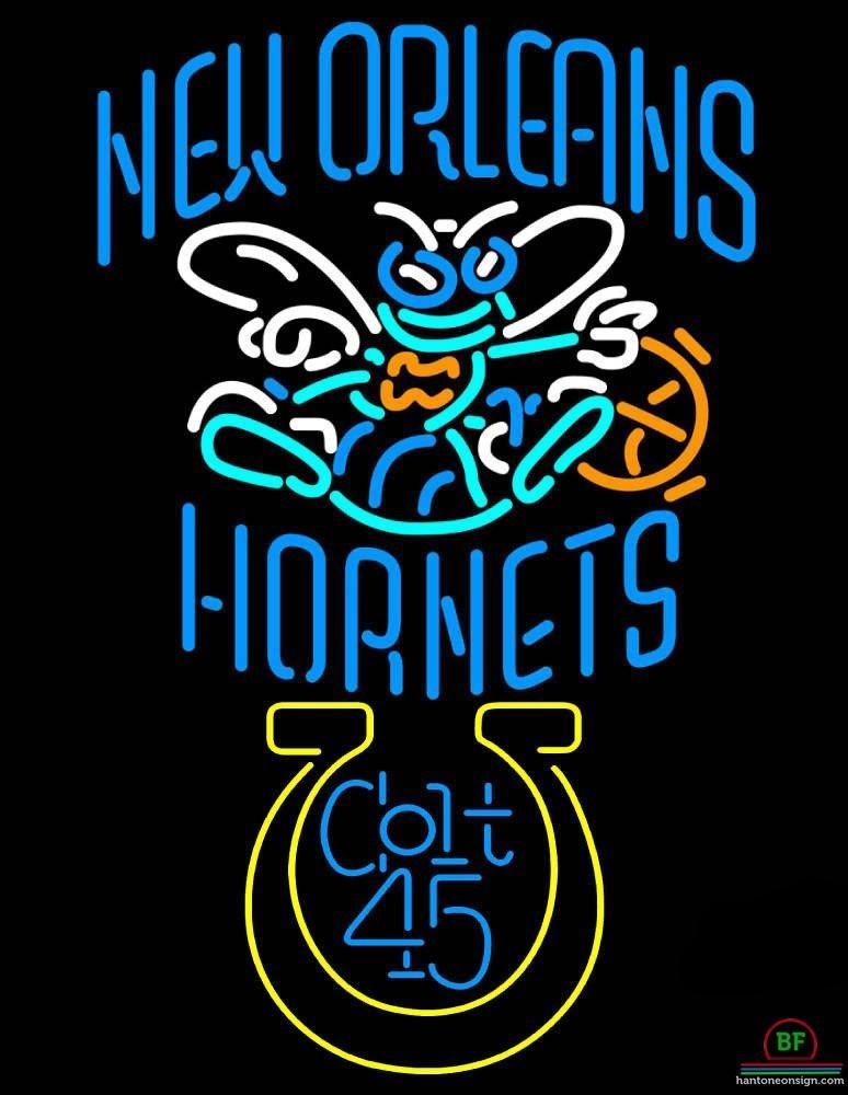 Custom Colt 45 Orleans Hornets Neon Sign NBA Teams Neon Light