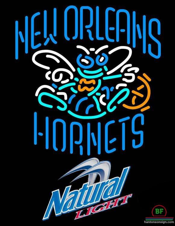Custom Natural Light Orleans Hornets Neon Sign NBA Teams Neon Light