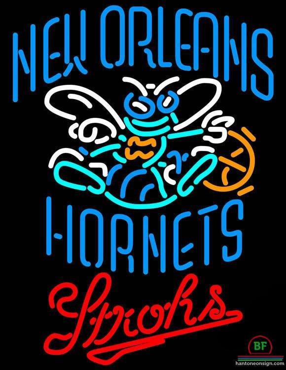 Custom Strohs Orleans Hornets Neon Sign NBA Teams Neon Light