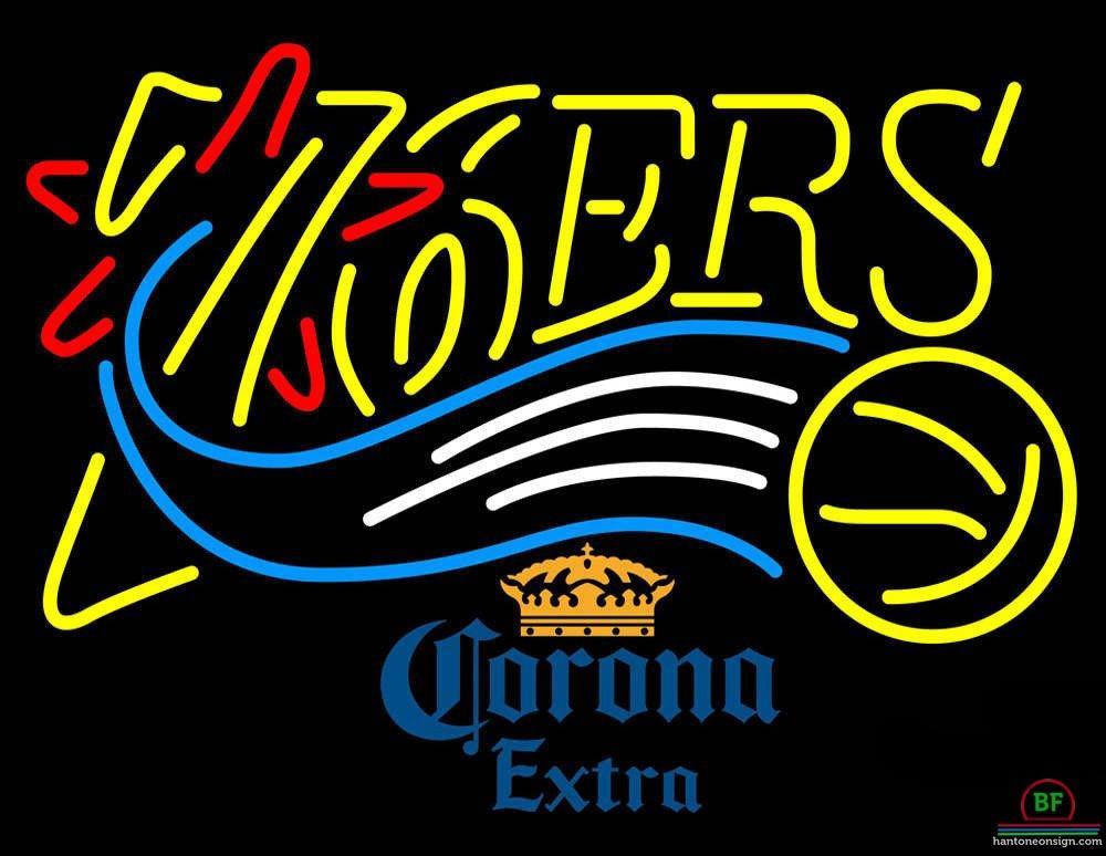 Custom Corona Extra Philadelphia 76ers Neon Sign NBA Teams Neon Light