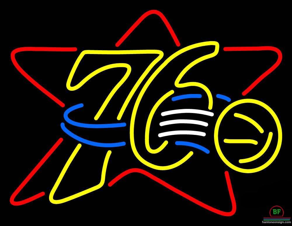 Custom Philadelphia 76ers Neon Sign NBA Teams Neon Light