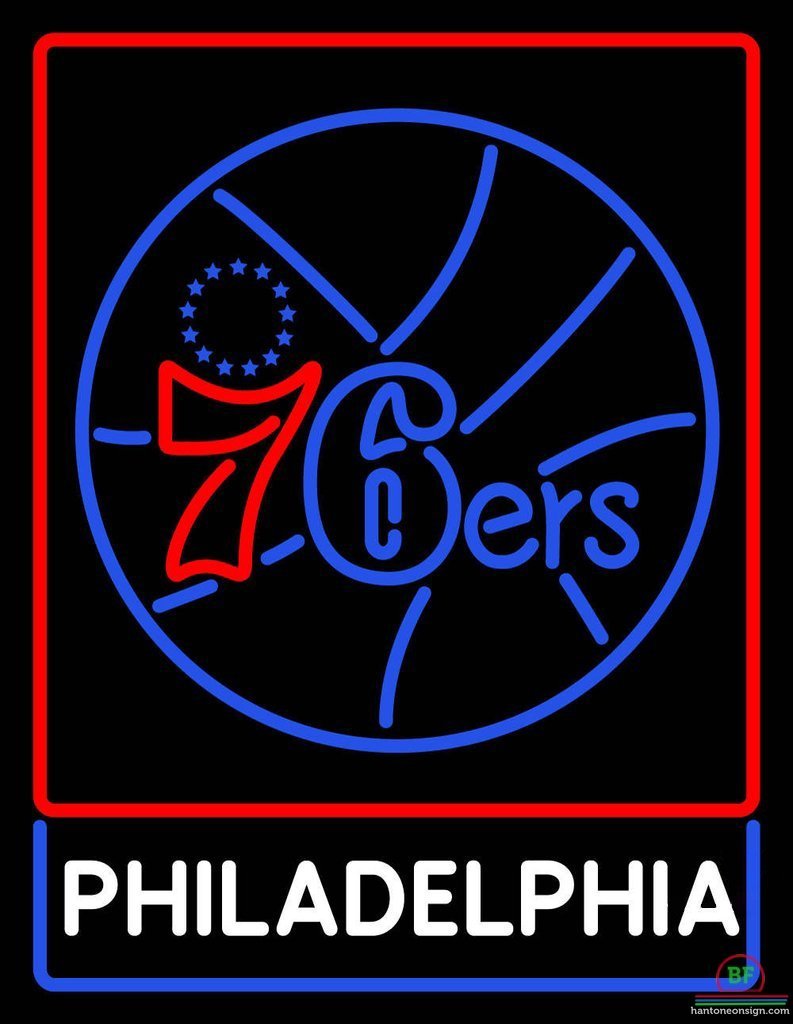 Custom Philadelphia 76ers Neon Sign NBA Teams Neon Light