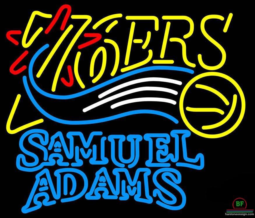 Custom Samuel Adams Philadelphia 76ers Neon Sign NBA Teams Neon Light