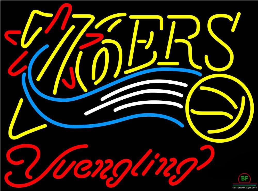 Custom Yuengling Philadelphia 76ers Neon Sign NBA Teams Neon Light