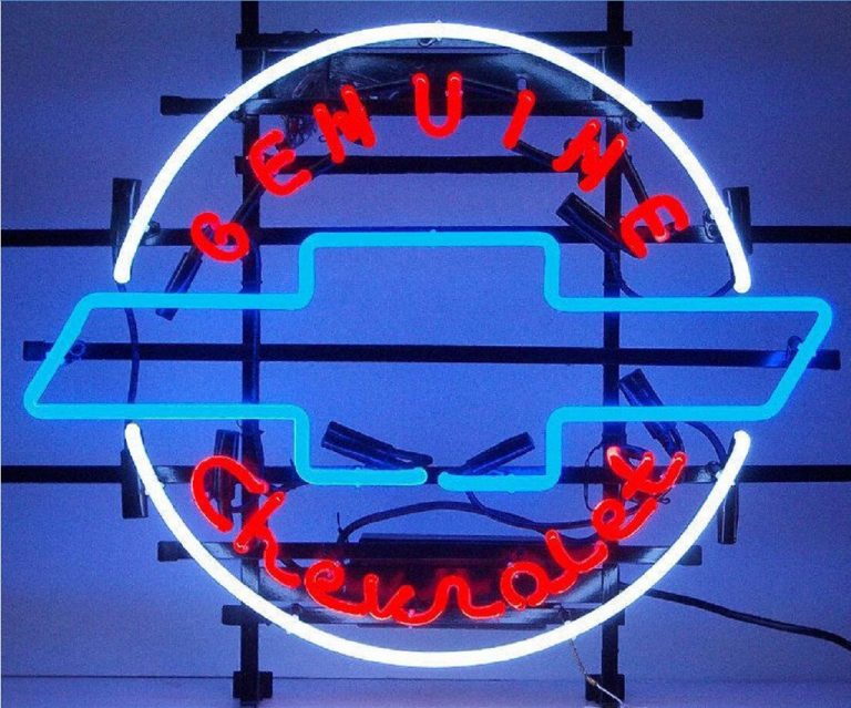 Custom Chevrolet Auto Neon Sign Custom Neon Signs Neon Signs USA