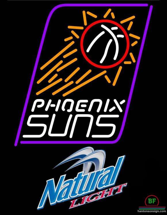 Custom Natural Light Phoenix Suns Neon Sign NBA Teams Neon Light