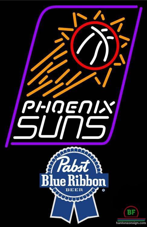 Custom Pabst Blue Ribbon Phoenix Suns Neon Sign NBA Teams Neon Light