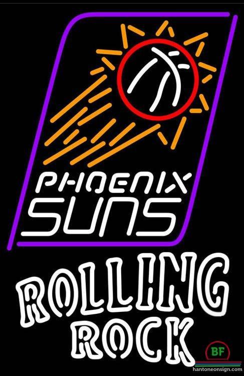 Custom Rolling Rock Phoenix Suns Neon Sign NBA Teams Neon Light
