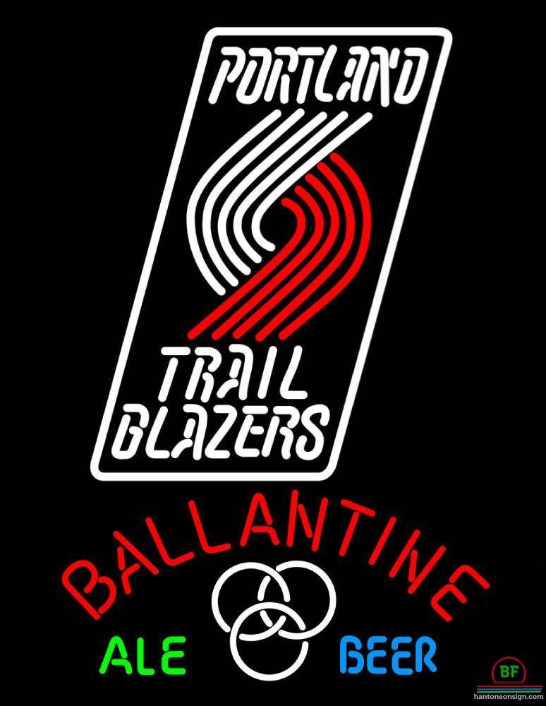 Custom Ballantine Portland Trail Blazers Neon Sign NBA Teams Neon Light