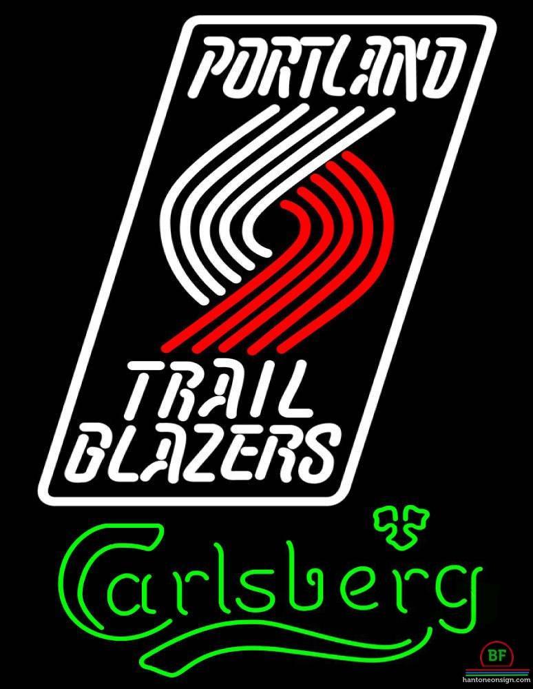 Custom Carlsberg Portland Trail Blazers Neon Sign NBA Teams Neon Light