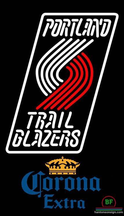 Custom Corona Extra Portland Trail Blazers Neon Sign NBA Teams Neon Light