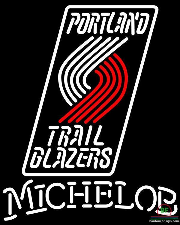 Custom Michelob Portland Trail Blazers Neon Sign NBA Teams Neon Light