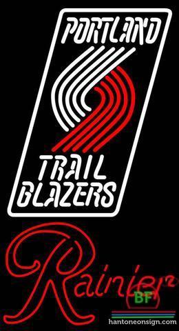 Custom Rainier Portland Trail Blazers Neon Sign NBA Teams Neon Light