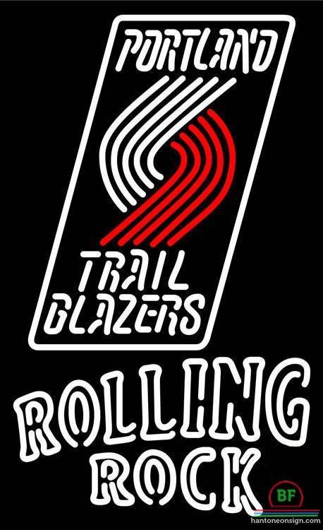 Custom Rolling Rock Portland Trail Blazers Neon Sign NBA Teams Neon Light