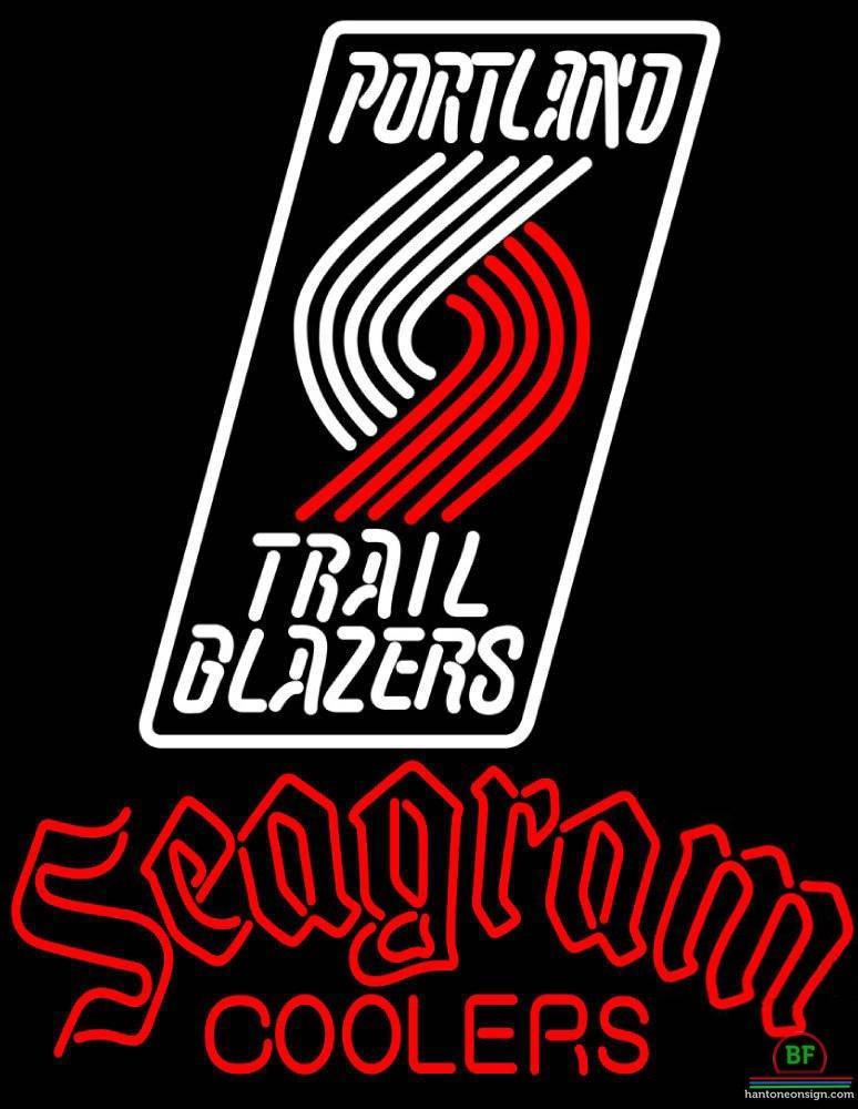 Custom Seagram Portland Trail Blazers Neon Sign NBA Teams Neon Light