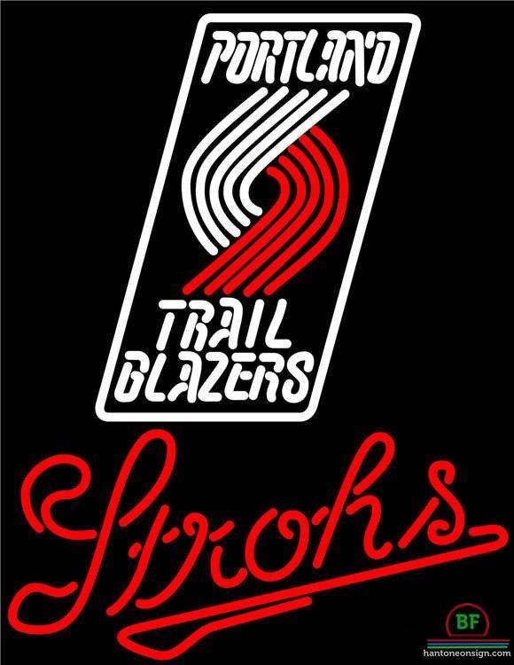 Custom Strohs Portland Trail Blazers Neon Sign NBA Teams Neon Light