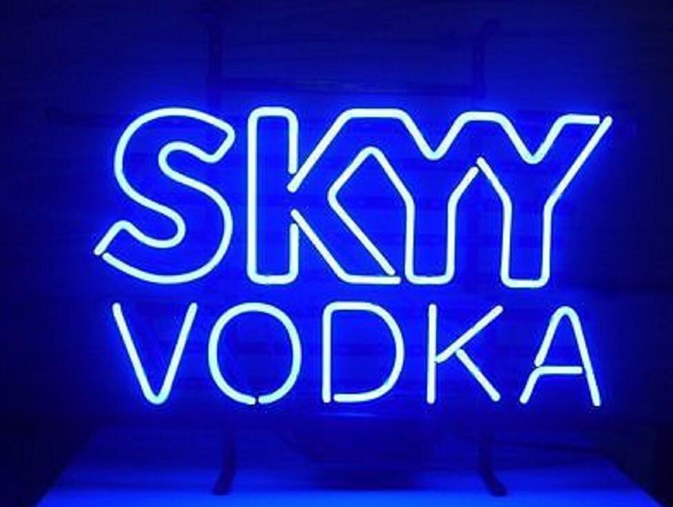 Custom Skyy Vodka Neon Sign