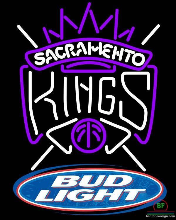 Custom Bud Light Sacramento Kings Neon Sign NBA Teams Neon Light