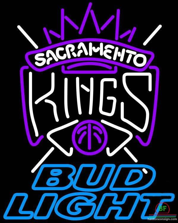 Custom Bud Light Sacramento Kings Neon Sign NBA Teams Neon Light