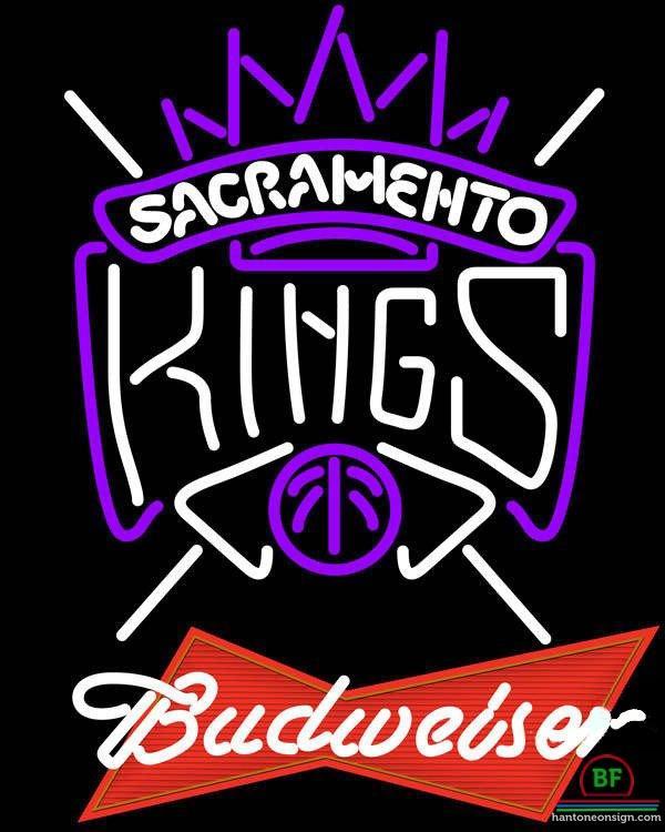 Custom Budweiser Sacramento Kings Neon Sign NBA Teams Neon Light